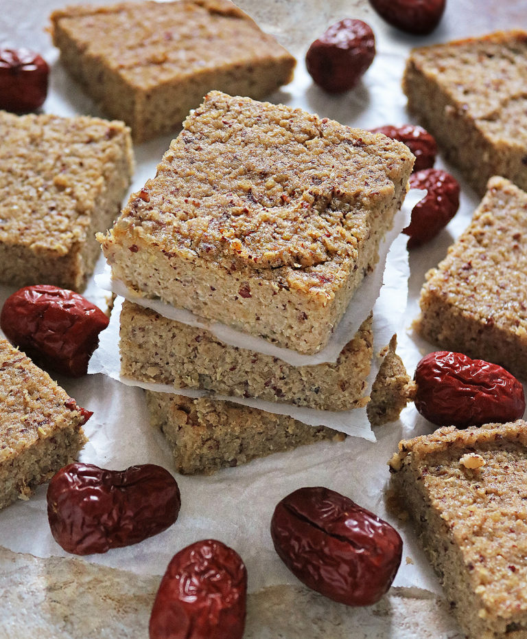 Delicious refined sugar free Chinese Jujube Quinoa Bars