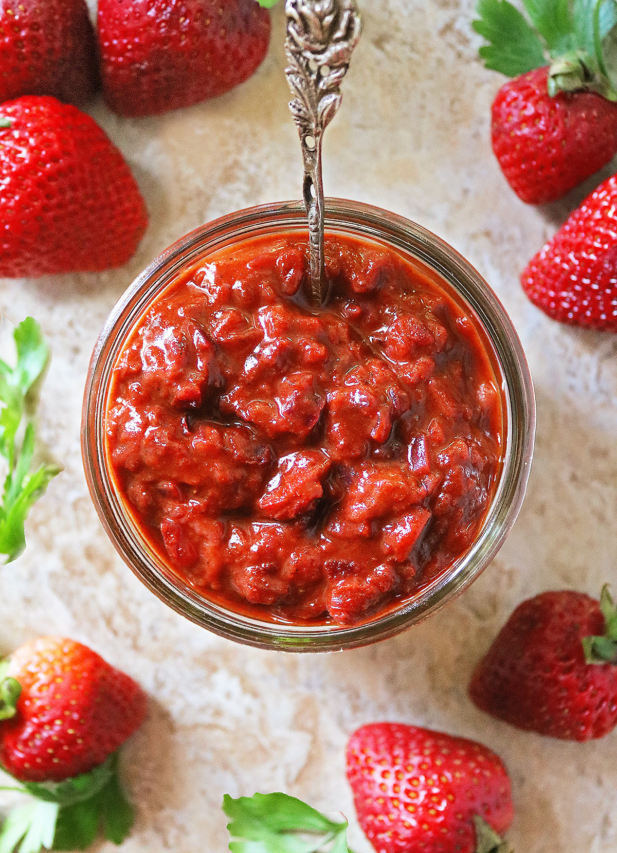 I love this easy strawberry chutney