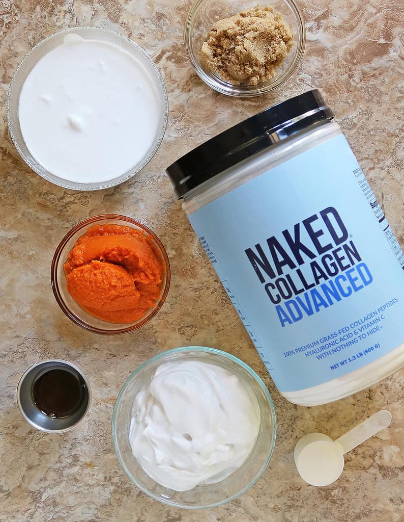 6 Ingredients needed to make dairy free ninja creami pumpkin ice cream