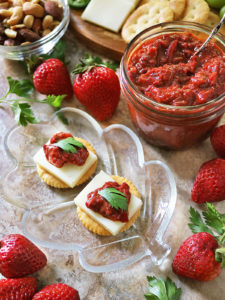 Sweet Spicy Delicious strawberry chutney