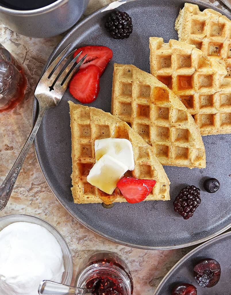 My favorite almond flour waffles