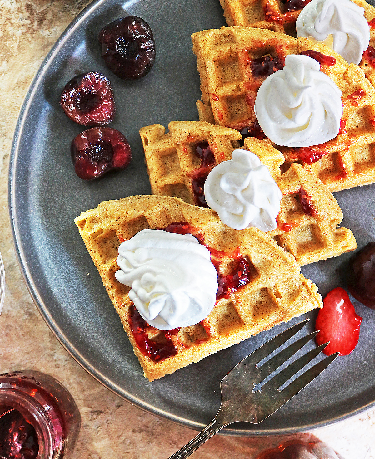 The best almond flour waffles