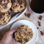 Delicious Brown Butter Rye Chocolate Chip Muffin Tops.