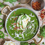 Easy Creamed Spinach with Harissa