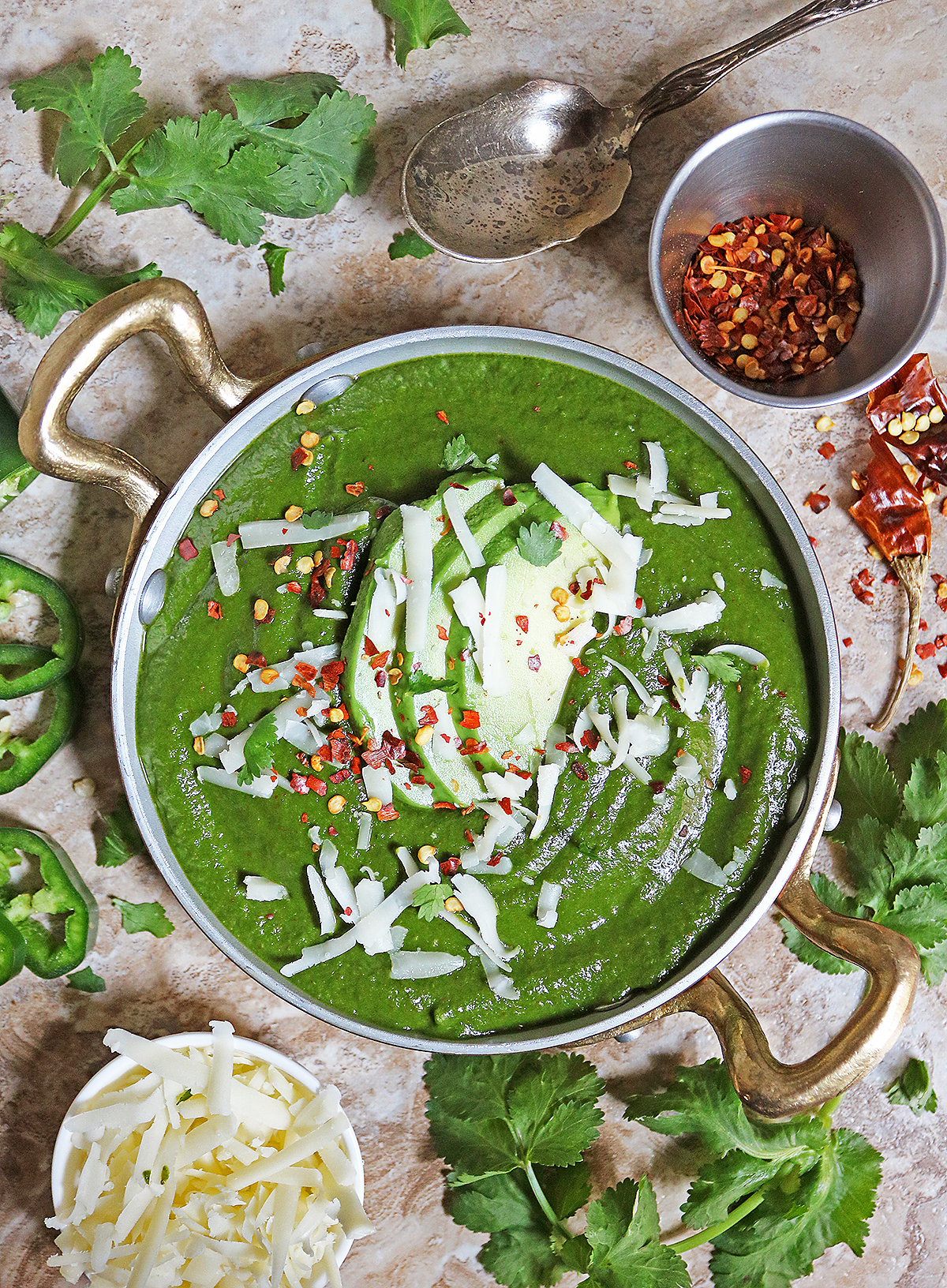 Easy Creamed Spinach with Harissa