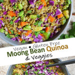 Easy Mung Bean Quinoa and Vegetables