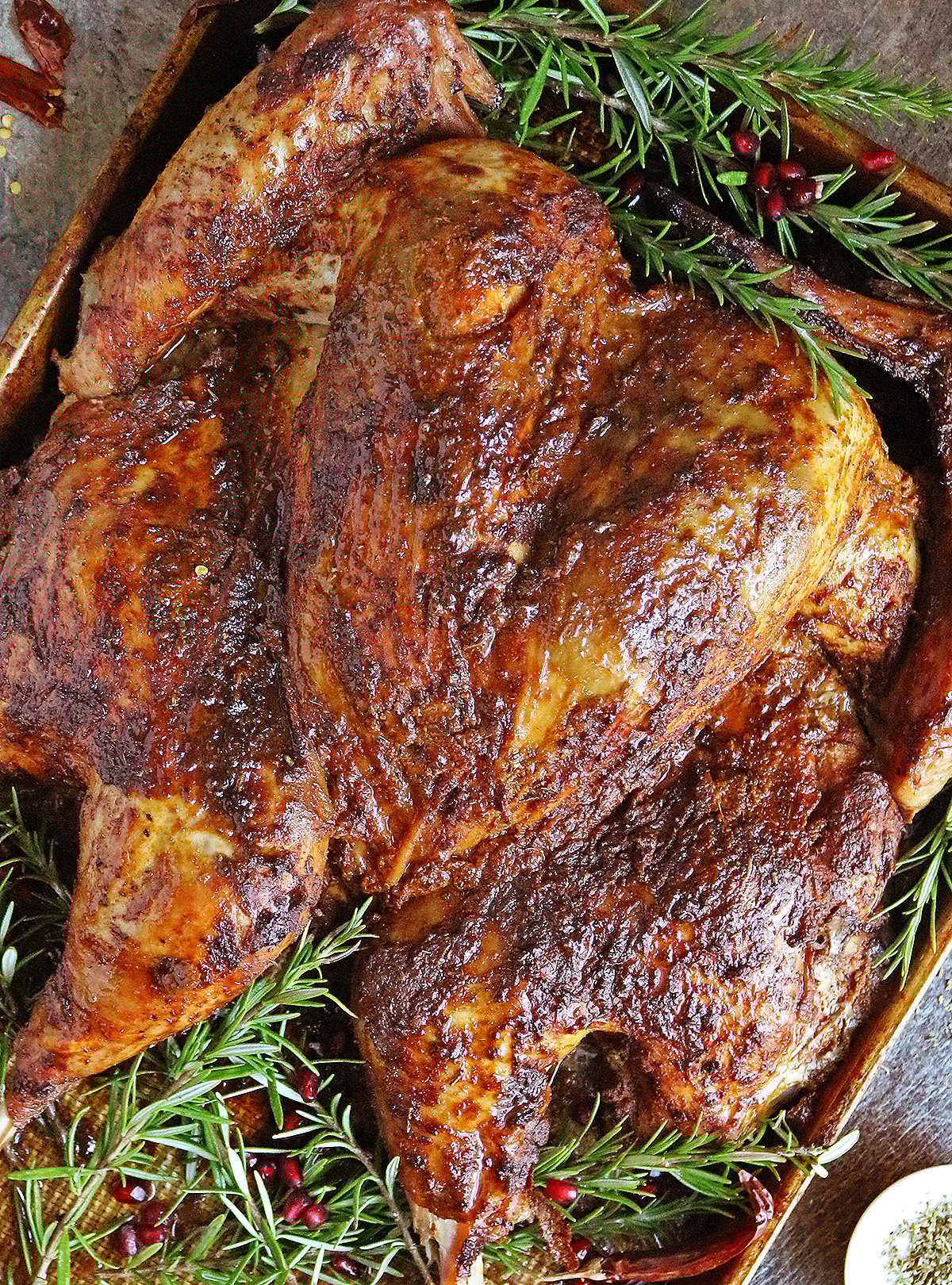 Delicious Quick Spatchcock turkey with yogurt and spices
