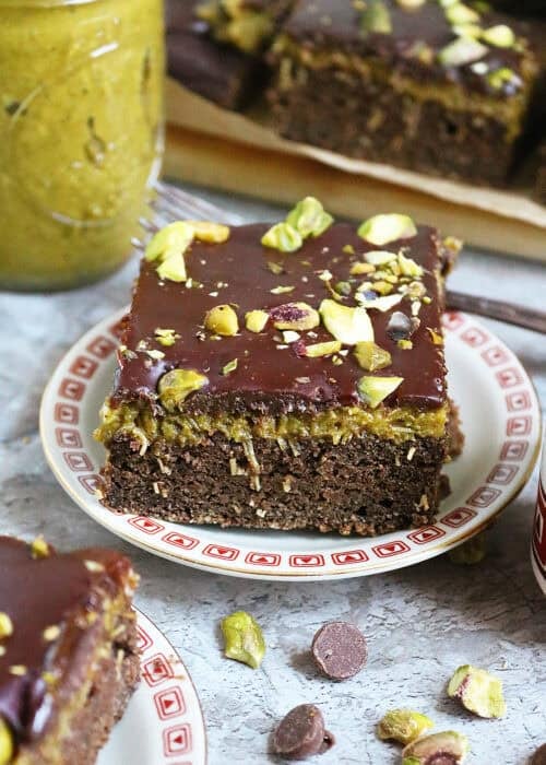 Dubai Chocolate Blended Baked Oats