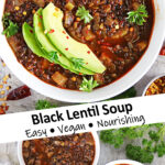 Black Lentil Soup
