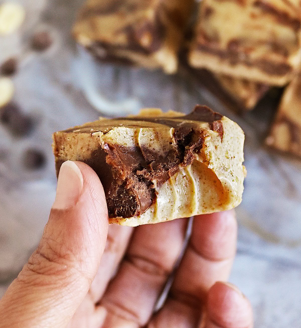 My favorite foolproof no-bake Dairy-free refined sugar-free chocolate peanut butter fudge