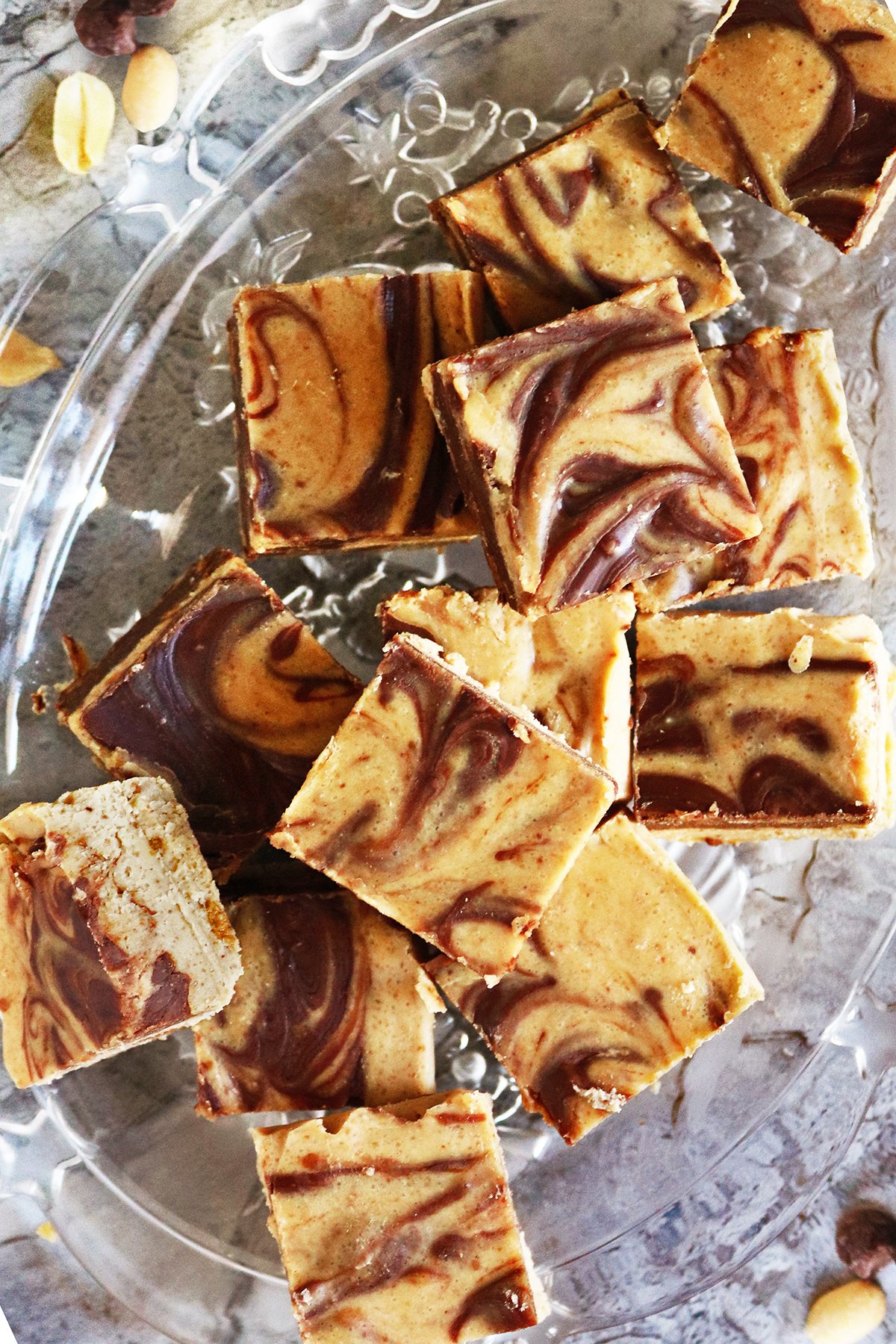 The best Dairy-free refined sugar-free chocolate peanut butter fudge