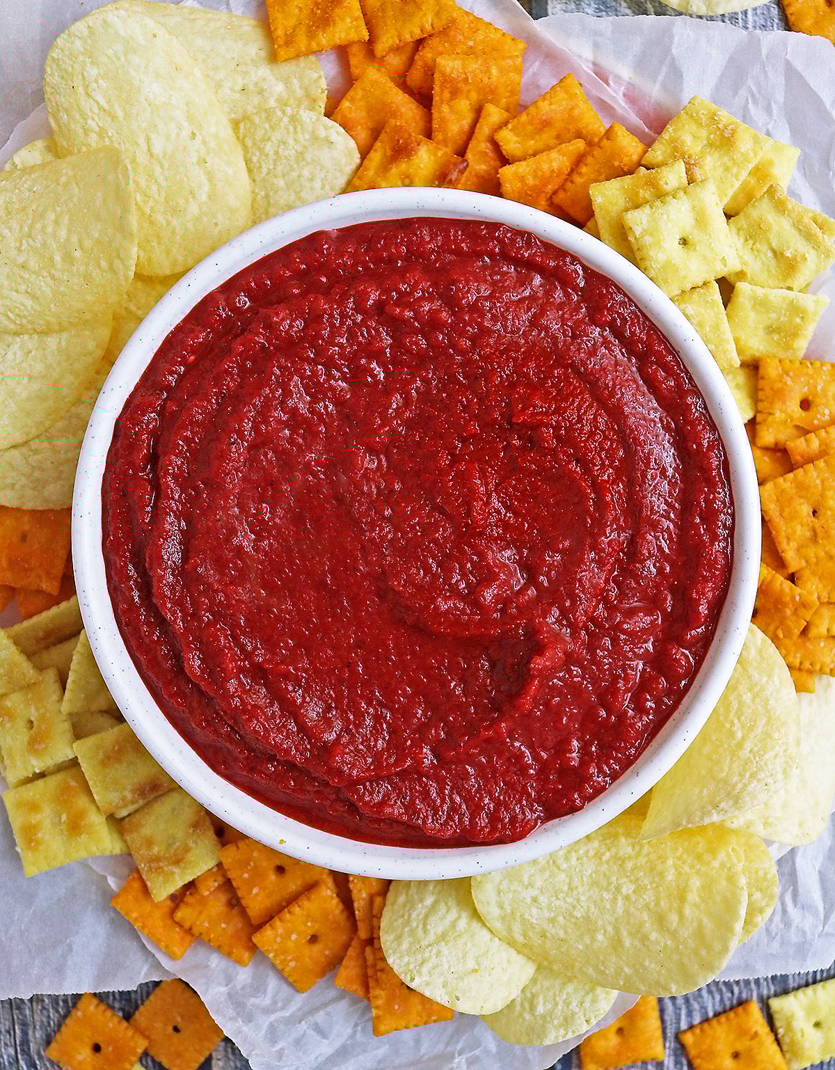 The best Roasted Red Pepper Beet-Dip