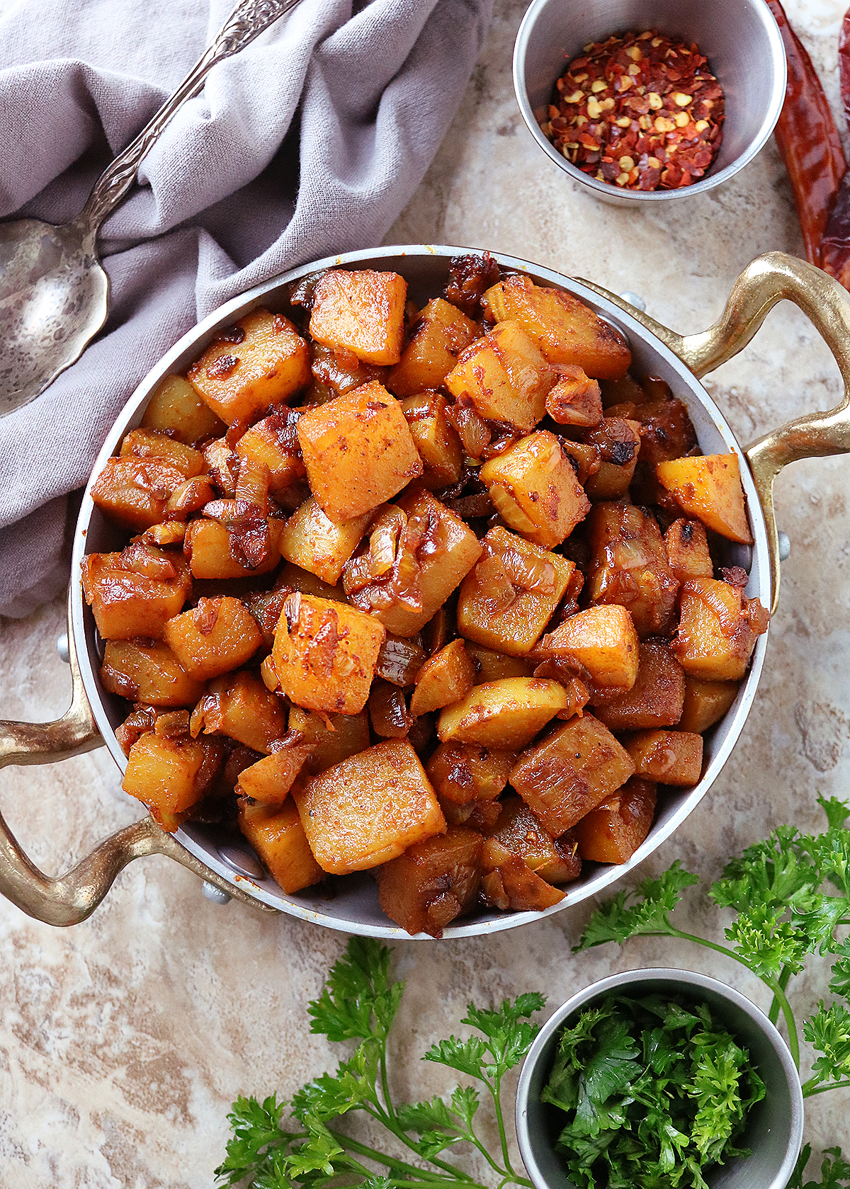 Delicious roasted turnips