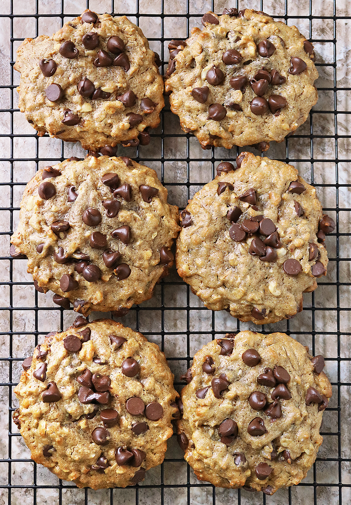 Scrumptious collagen cookies on a cooling rack