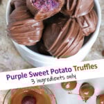 3-Ingredient Purple Sweet Potato Truffles