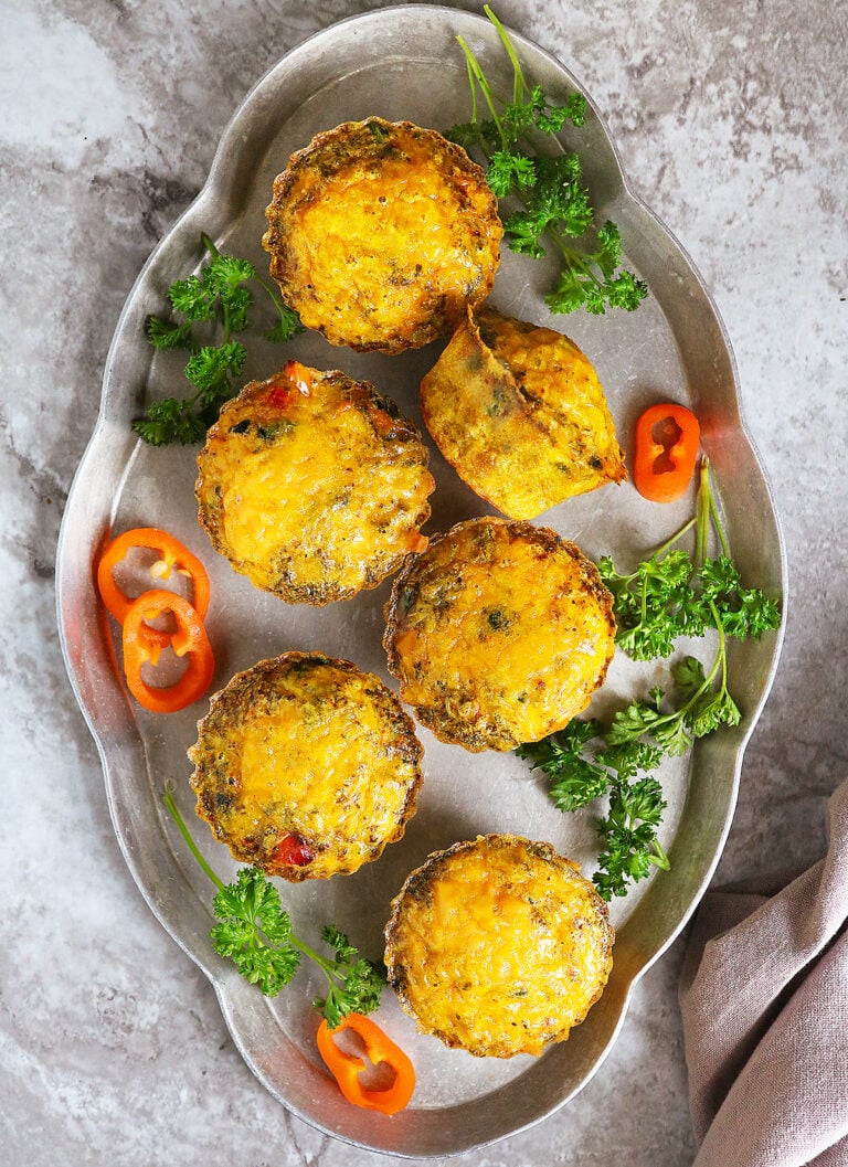The best Delicious turmeric egg bites with vegetables