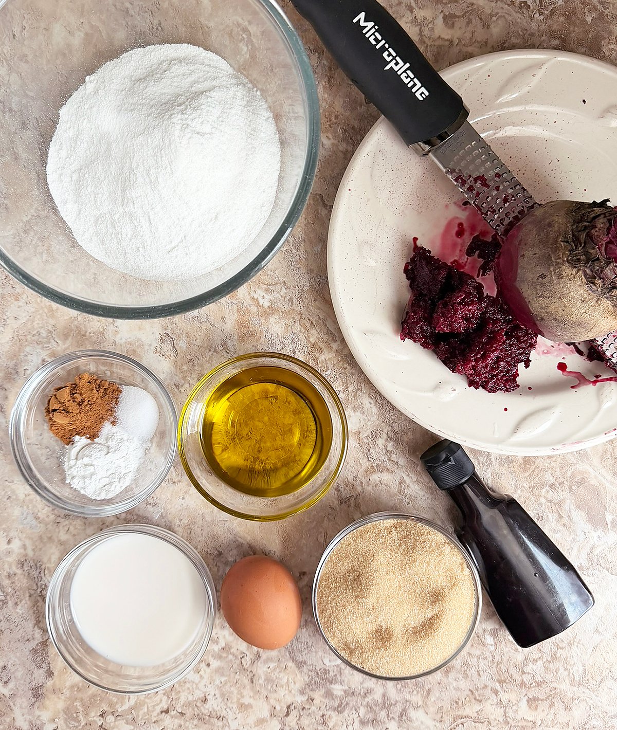 Ingredients needed to make pink donuts without food coloring