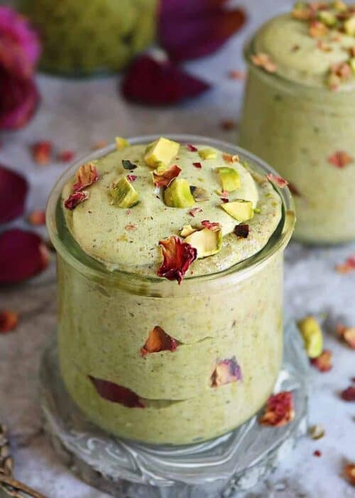 Pistachio&nbsp;Rose Blended Chia Seed Pudding