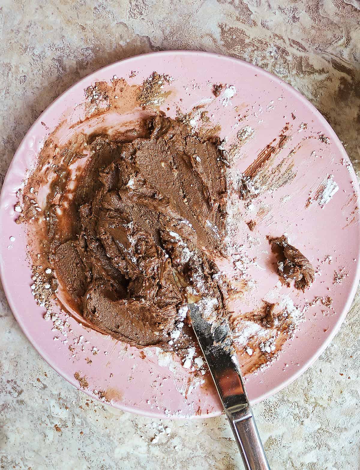 Almost at the creamy frosting stage