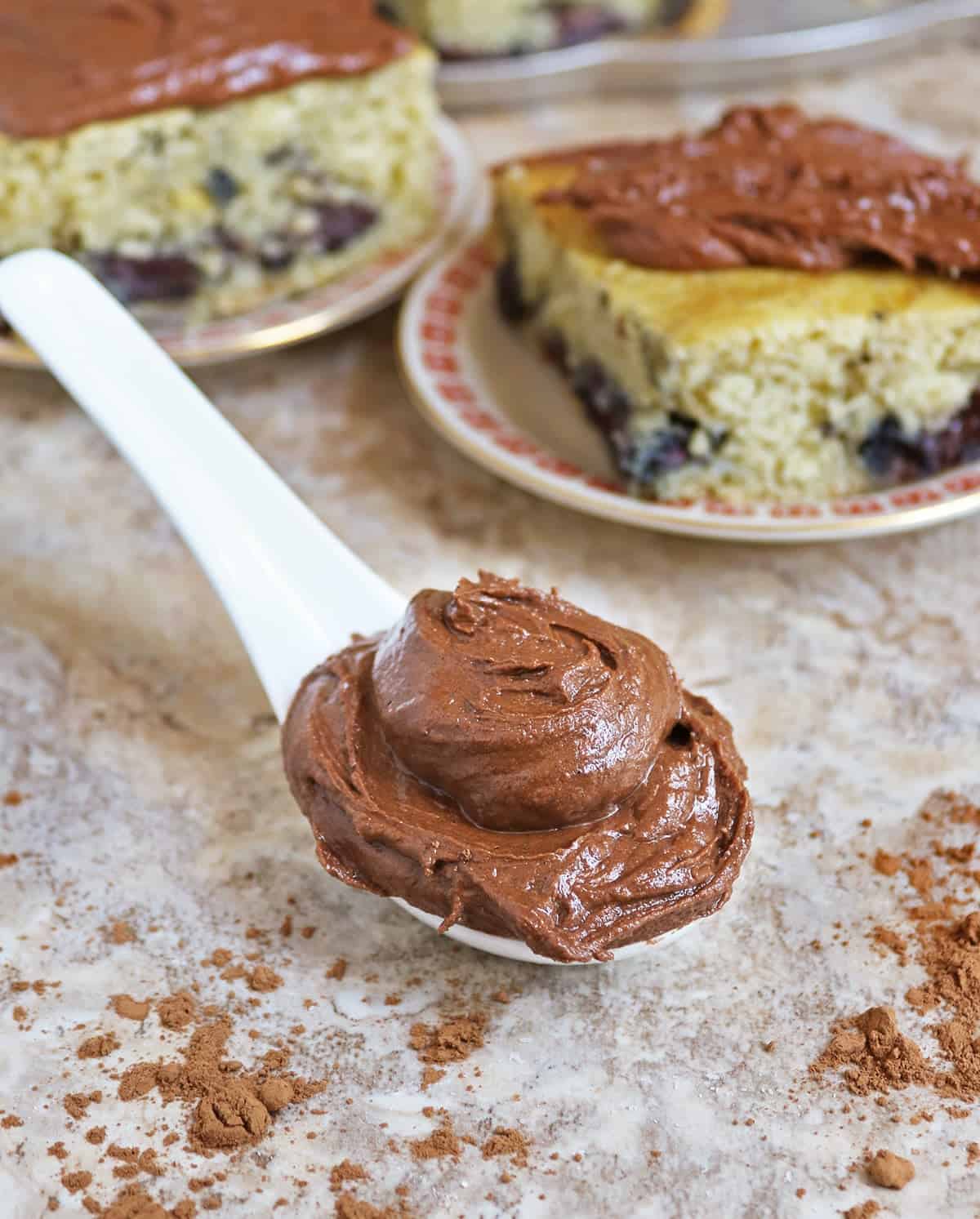 Learn to make the best dairy-free chocolate frosting without an electric mixer