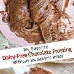 The Easiest Small-Batch Dairy-Free Chocolate Frosting (No Mixer Required!)