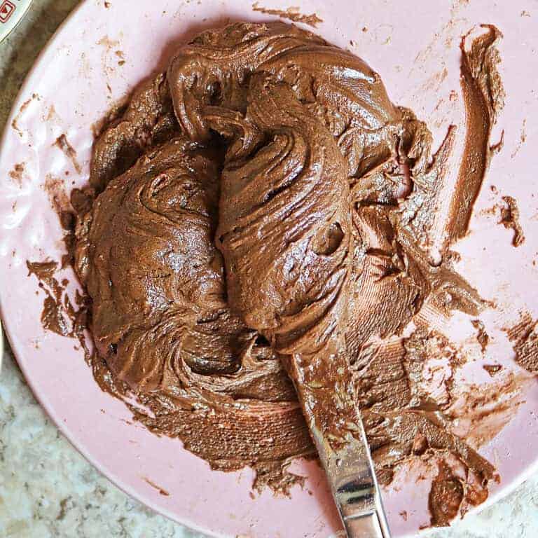 The Easiest Small-Batch Dairy-Free Chocolate Frosting (No Mixer Required!)