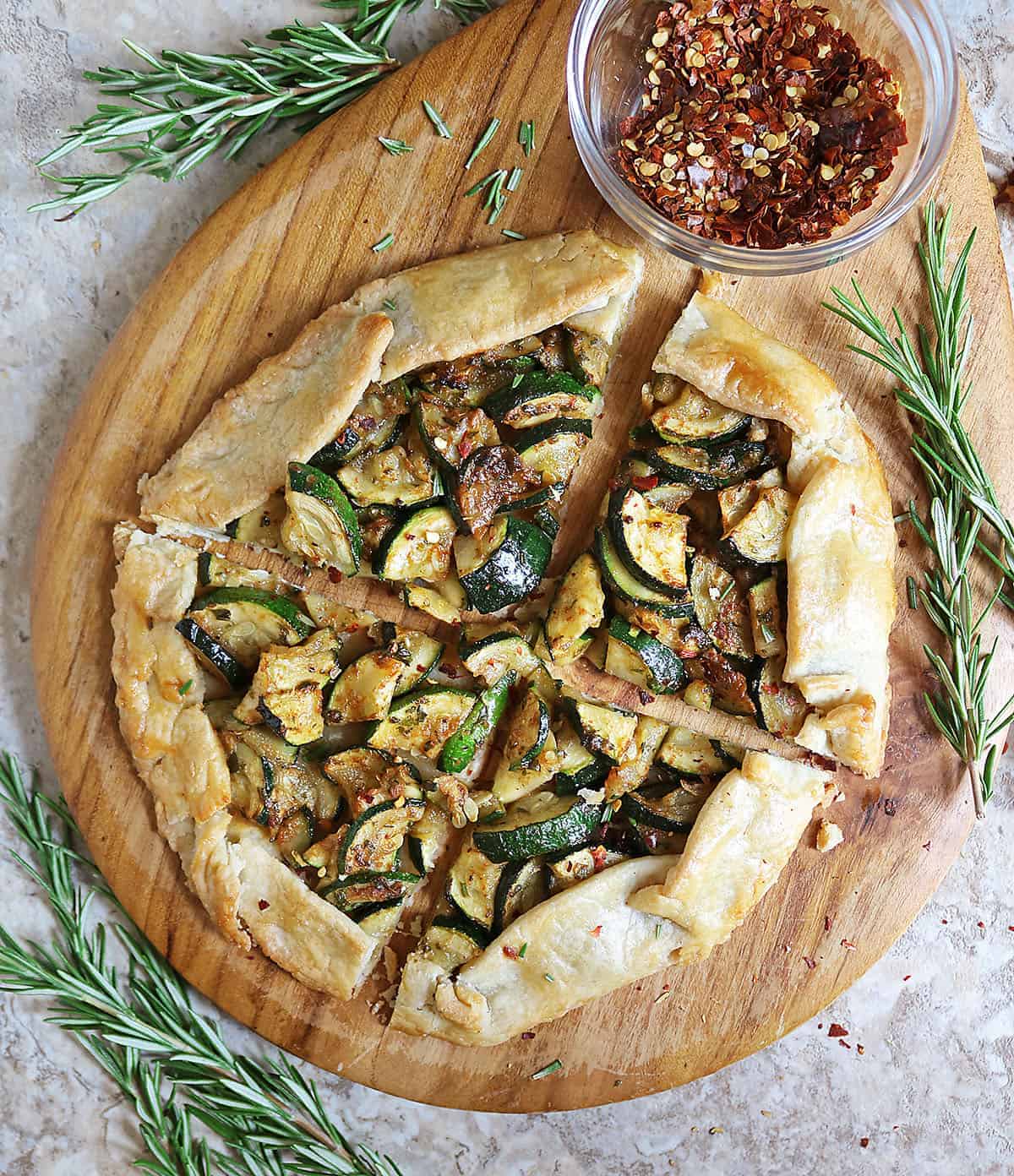 Berbere Zucchini Galette
