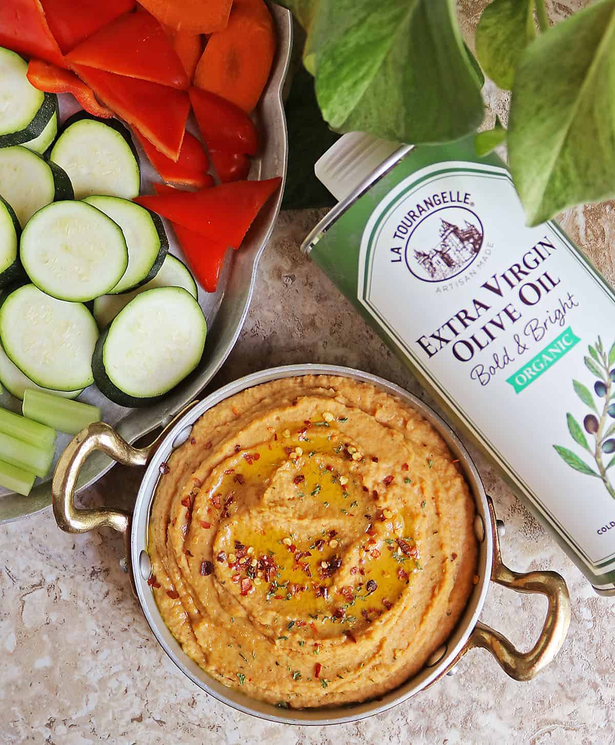 Easy Harissa White Bean Dip