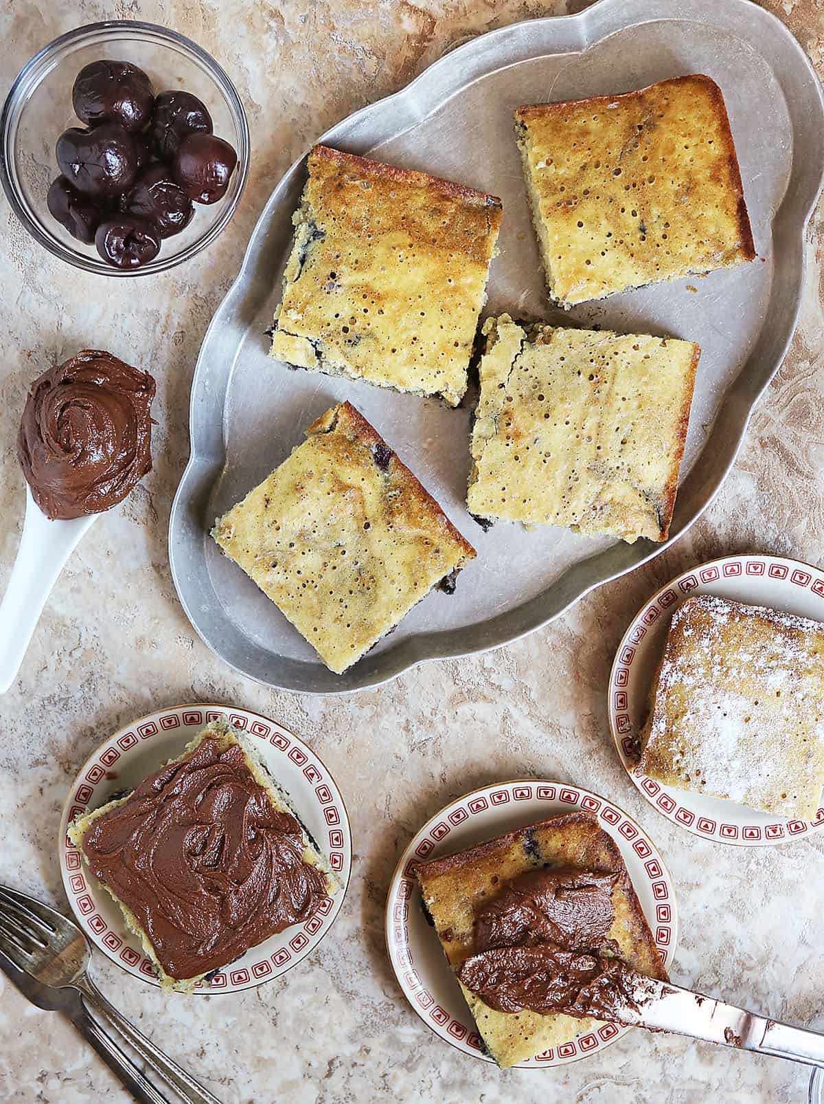 Easy Cardamom Cherry Snack Cake | One-Bowl Recipe with Frozen Cherries
