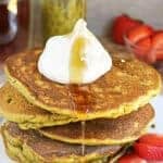 Flourless Pistachio Pancakes
