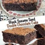 Black Sesame Chocolate Cake (Easy One-Bowl)
