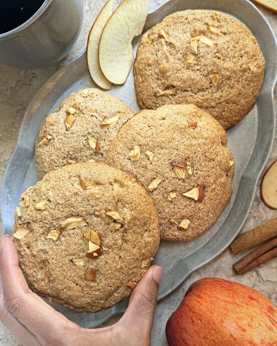small batch ceylon cinnamon apple muffin tops no special pan needed